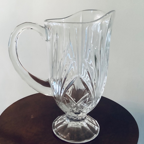 Gorham Rosewood Crystal Pitcher, Elegant Crystal Pitcher, Gorham Crystal - Picture 3 of 4